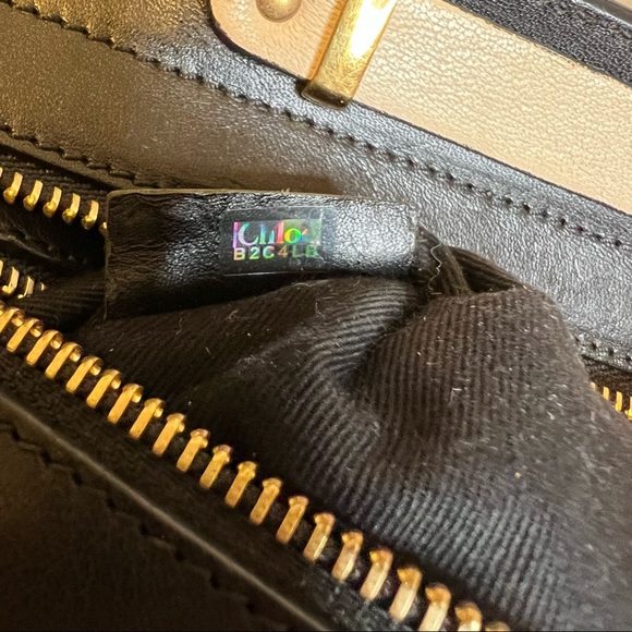 CHLOE Bicolor Alice Medium Satchel with Strap - Picture 8 of 9